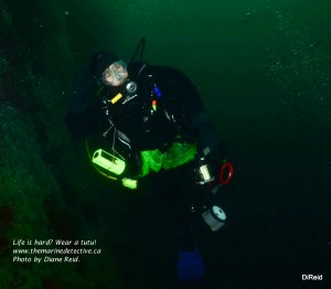 Underwater poser! Photo by Diane Reid.