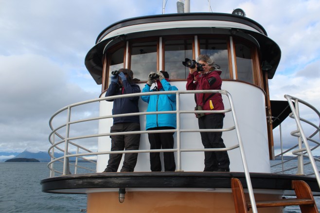 Happiness . . and purpose. I'm on the right on MV Swell. Photo by Captain Alex Ruurs.